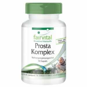 Prosta Komplex - 90 Kapseln, 6 Vitalstoffe - Männergesundheit, VEGAN | fairvital