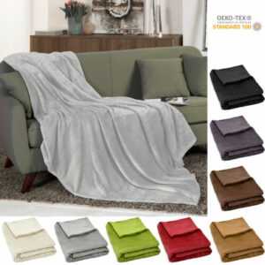 XXL Decke Kuscheldecke Tagesdecke Wohndecke Fleecedecke Fleece