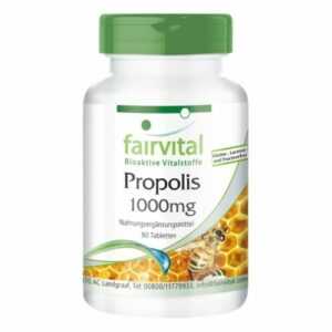 Bienen Propolis Extrakt 1000mg - 90 Tabletten hochdosiert 3% Galangin, fairvital