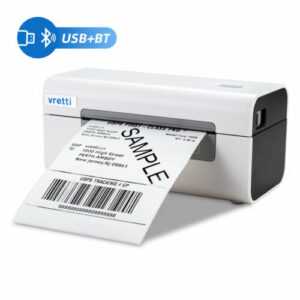 VRETTI Etikettendrucker Bluetooth USB Thermodrucker Thermo Etiketten 203DPI DHL