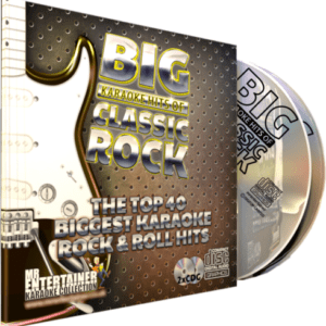 Klassisches Rock Karaoke. Mr Entertainer Big Karaoke Hits Doppel CD + G/CDG Disc Set