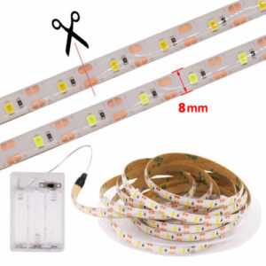 5V 0.5-5m LED Stripe 2835 SMD Streifen Band Licht Leuchte Batterie Lichterkette