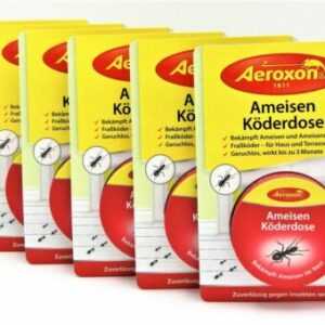 Aeroxon Ameisen Köderdose Ameisenfalle -  6er Pack / 6 Stück