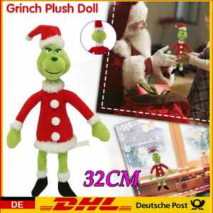 DHL Weihnachten The Grinch Plüschtiere Weich Stofftier Puppe Kinder Geschenke♡