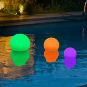 Ubbink mehrfarbige Solar - Schwimmlampe versch. größen LED - Yoogad