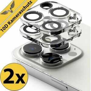 2x Kamera schutz Glas für iPhone 15 14 13 12 11 Pro Max Panzerfolie Linsenschutz