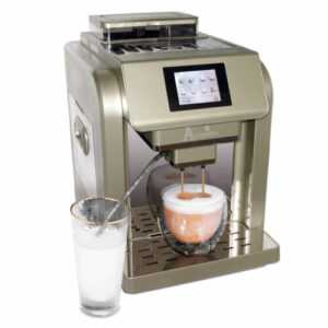 Acopino One-Touch Kaffeevollautomat mit Milchsystem Monza, champagner AS