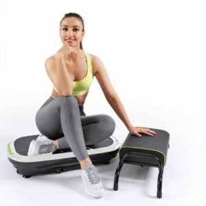 Donnerberg Vibrationsplatte 3D Multiplate® + Sitz  + Trainingszubehör