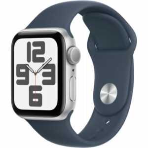 Apple Watch SE 2023 Sportarmband S/M 40 mm Alu GPS Smartwatch sturmblau