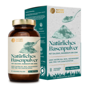 Nature Basics® natürliches Basenpulver | Mit Zitronengrasaroma | Basenfasten