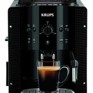 Krups Kaffeevollautomat EA8108 Kaffeemaschine, Kegelmahlwerk, 1450 W, Espresso