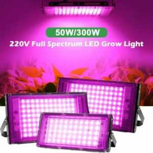300W LED Wachstumslampe 50W, 100W, 200W & 300W Vollspektrum für Pflanzen Grow