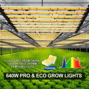 640W PRO LED Plant Grow Light Bar LM301B Vollspektrum for Indoor Grow Veg Flower