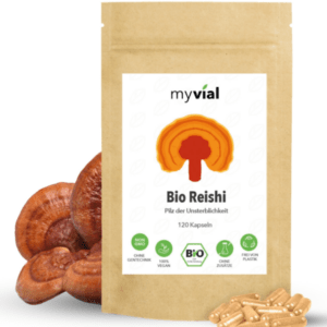 Bio Reishi Kapseln 120 Stück vegan | 60-Tage-Vorrat | 400mg pro Kapsel