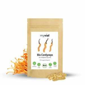 Bio Cordyceps Kapseln hochdosiert 120 Stück vegan | 60-Tage | 500mg pro Kapsel