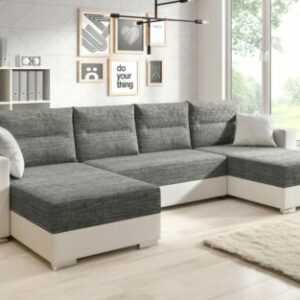 Couchgarnitur Sofa Sofagarnitur CLARA Schlaffunktion Wohnlandschaft