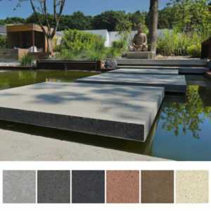 Großformatplatten Betonplatten Platte ohne Fase Terrasse Garten Schellevis