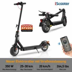 Elektro Scooter mit Straßenzulassung ABE 350W Klappbar E-Scooter Bis 30KM 120KG