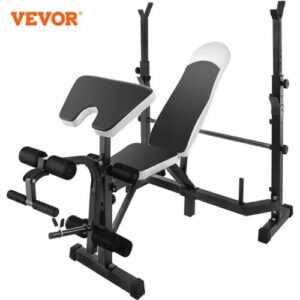 VEVOR Gewichtheben Bank Multi Station Gewicht Bank Presse Bein Curl Home Gym