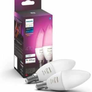 Philips Hue White & Color Ambiance E14 Lampe Doppelpack 2x320lm, dimmbar