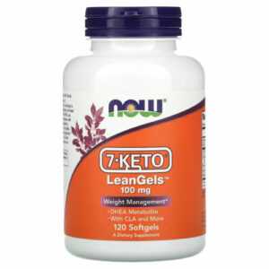 7 Keto Pregnenolon mit CLA LeanGels 100 mg 60-120 Weichkapseln NOW Foods
