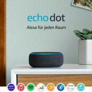 Amazon Echo Dot (3. Gen) Anthrazit Sprachgesteuerter Lautsprecher Alexa NEU OVP