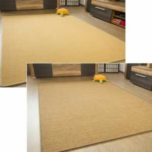 Sisal Teppich Acapulco - gekettelt - sechs Farben viele Größen aus 100% Sisal