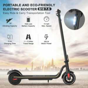 Megawheels E-Scooter Max 25km/h Elektro Scooter mit Scheibenbremse Elektroroller