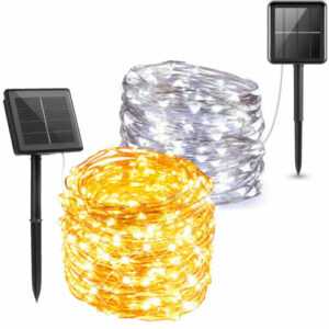 Solar String Lichter 10M/100LED IP65 Outdoor Garten 8 Modi Weihnachtsbeleuchtung