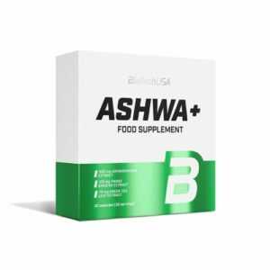 BioTech USA - Ashwa+  30 Kapseln - Ashwagandha + Ginseng + Grüner Tee