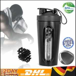Protein Shaker 700ml-Proteinshake Trinkflasche- BPA frei - Fitness Becher Eiweiß