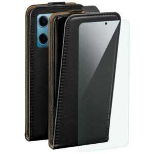 Handy Tasche für Xiaomi Redmi Note 12 Pro 5G Handyhülle Schutz Hülle mit Folie