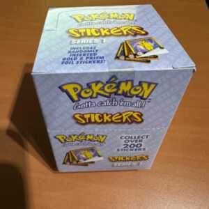 Pokemon Sticker Box Display Series 1 Artbox - 30 Tüten - NEU&OVP