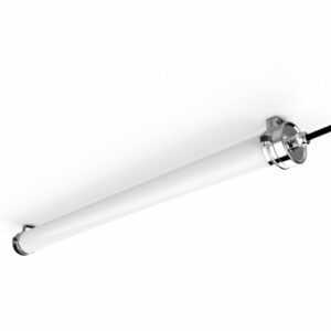 LED-Röhrenleuchte 150cm 40 W kaltweiß IP69K Ammoniakbeständig für Tierhaltung DL