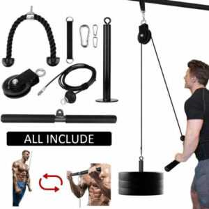 Fitness DIY Lift Pulley System Fitnessgerät Home Gym Home Fitness Equipment