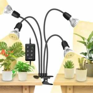 40W=400W Grow LED Pflanzenlampe Vollspektrum Timer 4/8/12H Wachstumslampen COC