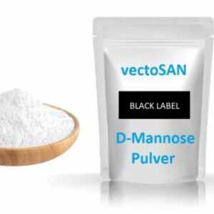 100 g D-Mannose Pulver Birke vectoSAN Black Label Premium 100 % vegan+natürlich