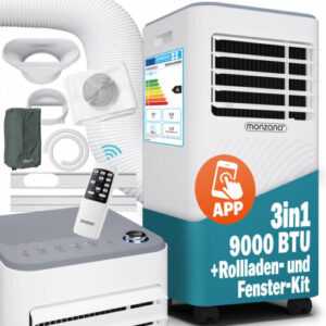 MONZANA® lokale Klimaanlage mobiles Klimagerät 3in1 Luftentfeuchter Luftkühler