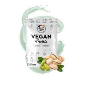 Vegan Protein Pulver 1KG Eiweiß Shake Pistazie Made in Germany