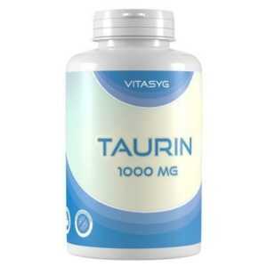 Vitasyg Taurin 1000mg - 360 vegane hochdosierte Kapseln - für 360 Tage Taurine