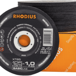 RHODIUS Trennscheibe XT85 50 Stück Ø 115-125 mm für Edelstahl, Stahl, Metall