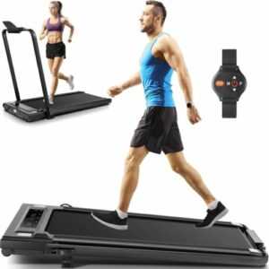 2 in 1 Elektrisch Laufband Heimtrainer LCD Jogging Home Klappbar Fitnessgerät