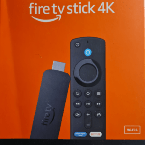 Amazon Fire TV Stick 4K (2. Gen.) HD-Streaminggerät + Alexa (3. Gen.)- Schwarz