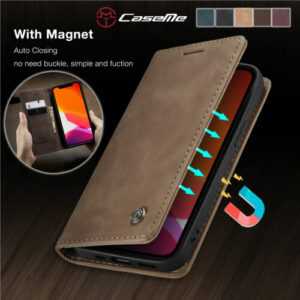 Hülle Für iPhone 15 14 13 12 11 /Pro/Max Mini Plus Magnet Leder Handy Schutz
