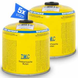 Z.M.C 5x Gaskartuschen 500g / 990ml, 7/16" Eurogewinde Schraubgewinde Anschluss