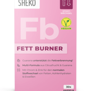 SHEKO Fett Burner 30 Kapseln | Diät & Abnehmen | Fatburner | SINETROL + GUARANA