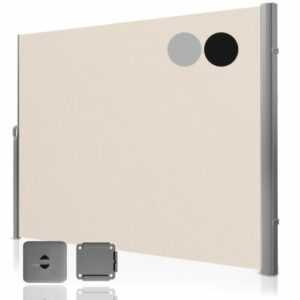 Fianu® Seitenmarkise ausziehbar 200x300 cm Stahl Sichtschutz Terrasse
