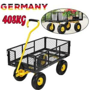 Handwagen Gartenwagen Luftreifen Transportwagen Bollerwagen Gerätewagen 408 kg