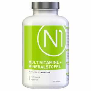 N1 Multivitamin Tabletten hochdosiert - A-Z Alle Vitamine + Mineralien - 365 St.