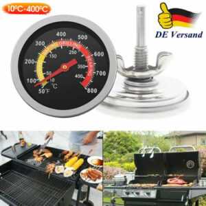 BBQ Räucher Thermometer 10-400℃ für Räucherofen Smoker Grill Räucherthermometer